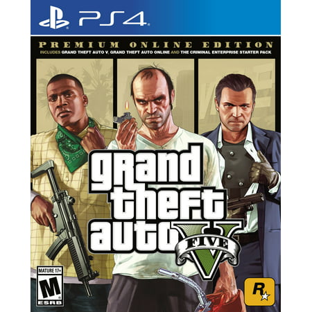 Grand Theft Auto V: Premium Online Edition, Rockstar Games, PlayStation 4, 710425570322
