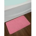 thumbnail image 2 of Ethnic Bath Mat, Diamond Motifs and Lines Geometric Retro Pattern, Plush Bathroom Decor Mat with Non Slip Backing, 29.5" X 17.5", Pink Earth Yellow, by Ambesonne, 2 of 2