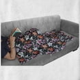 thumbnail image 6 of Floral Soft Flannel Fleece Throw Blanket, Pattern with Watercolored Tropical Lilies in Full Blossom Hawaiian Aloha Fashion, Cozy Plush for Indoor and Outdoor Use, 60" x 80", Multicolor, by Ambesonne, 6 of 6