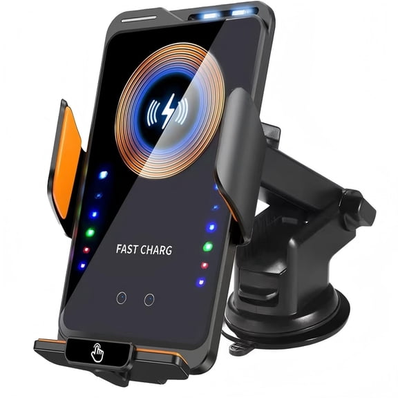 Universal Auto Clamping 66W Fast Charging Car Mount 15W Quick Wireless Phone Charging Holder For iPhone 8-17 Air Vent Car Mount
