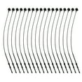 thumbnail image 1 of GAXIRE 5000 piezas de pasadores de seguridad de plástico con cierre a presión negros, etiquetas de precio, sujetadores de seguridad, 1 of 2