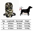 thumbnail image 5 of Transportín de malla negra talla XL camuflaje, patas al frente, para perros grandes, medianos y pequeños, adecuado para caminatas y paseos en moto., 5 of 5