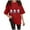 Red_1, variant on Godom Halloween Shirts for Women Halloween Tshirt Cute Ghost Graphic Tees Casual Short Sleeve Fall Tops