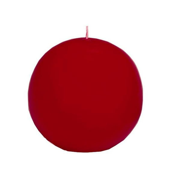 Biedermann &amp; Sons CBC60CY Ball Candle - 4 Cranberry