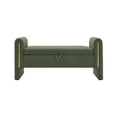thumbnail image 5 of LUCKHAO 52” Modern Teddy Bedroom Bench, Storage Bench Ottoman End of Bed Bench with Armrest, for Bedroom, Entryway, Closet, 5 of 10