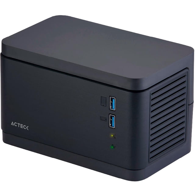 Regulador de Voltaje Acteck RV1200 1200VA 8 contactos 2 USB negro