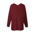 thumbnail image 6 of Gvmfive Women Casual Solid Open Front Knit Cardigan, 6 of 6
