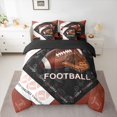 thumbnail image 2 of jejeloiu American Rugby Theme 7-Piece Twin Bedding Sets,Football Sport Game Bedding Comforter Set For Ball Gamer Reversible, 2 of 8
