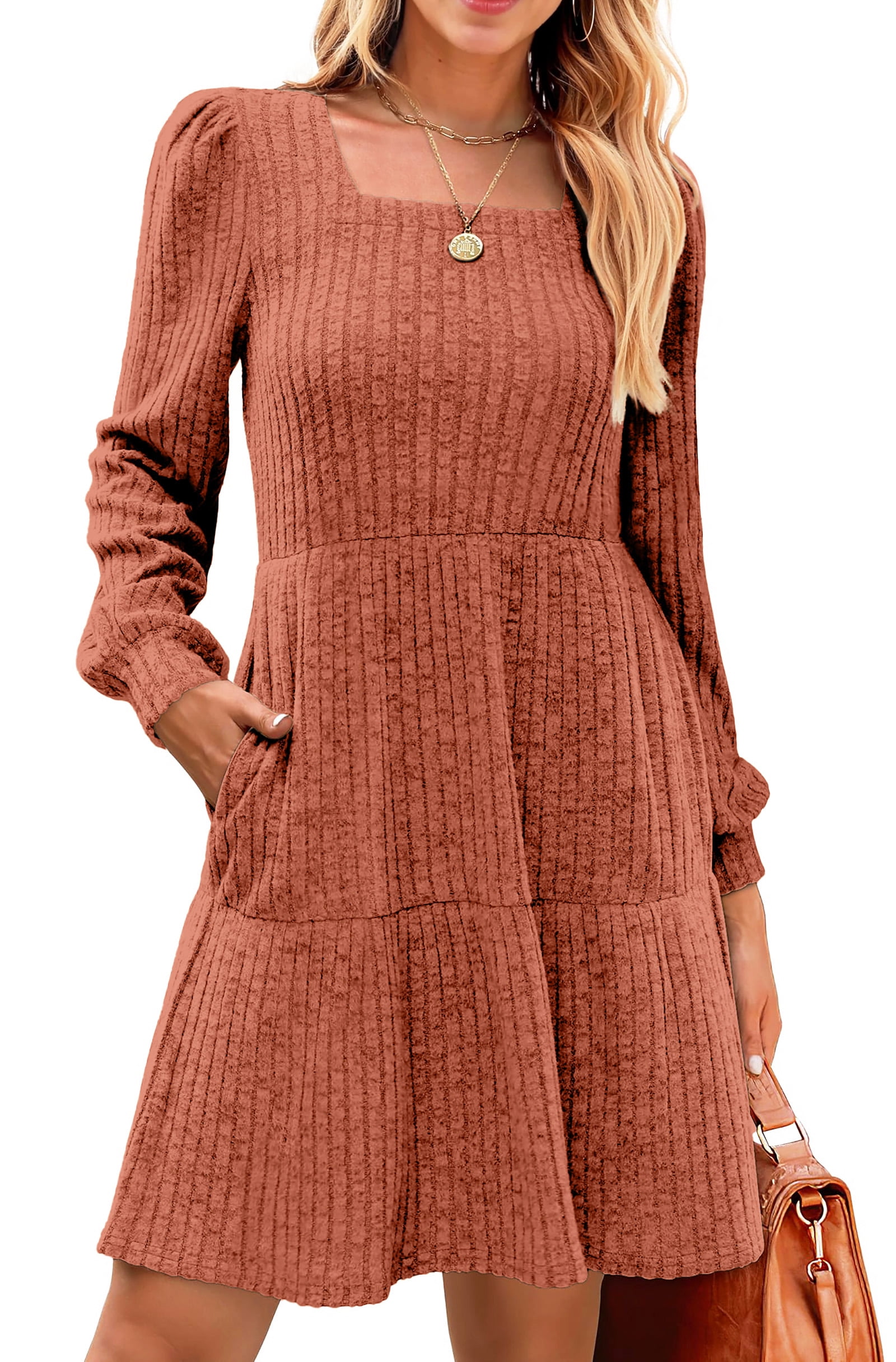 Vestido Corto Con Espalda Cruzada Para Mujer