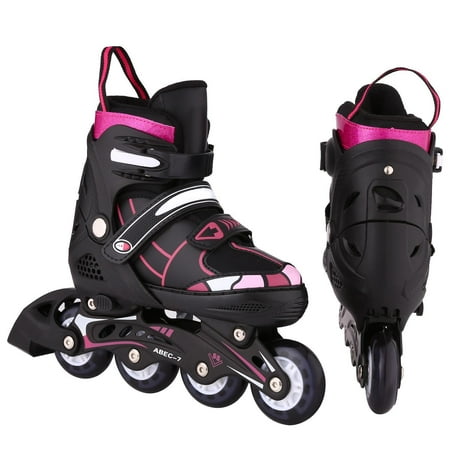 Unisex Indoor Outdoor Roller Children Tracer Adjustable Flash Wheel Inline Skate bbb HITC