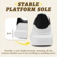 thumbnail image 5 of Adult Platform Casual Sneakers Lace Up Fashion Daily Walking Shoes for All Seasons, 5 of 6