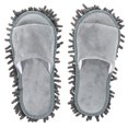 thumbnail image 1 of 1 par de pantuflas de trapeador unisex, pantuflas de trapeador portátiles y lavables, pantuflas de casa, 1 of 6