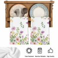 thumbnail image 5 of Pink Spring Floral Kitchen Towels Set of 1, Watercolor Botanical Wildflowers Absorbent Dish Towels for Kitchen, Microfiber Hand Towel, Quick Drying Tea Towel for Cleaning Decorative Dishcloths, 5 of 7