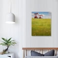 thumbnail image 3 of ONETECH Oil Production on The Background of Grass and Sky Oil Rigs and Wall Artwork Exclusive Photography Vintage Abstract Paintings Print on Canvas Home Decor Wall Art Framed Ready to Hang 16\x20\, 3 of 4