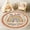 Color 3, variant on Washable 3ft Round Rug, Boho Rainbow Motivational Be Kind Text Decorative Details Area Rugs with Tassels Boho Kids Rug Non-Slip Soft Bedroom Carpet for Classroom Teepee Princess Castle