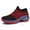 Red, variant on CHICVOMEY Women Slip On Sneakers Casual Walking Shoes for Women Comfort Sneakers with Arch Support Air Cushion Sole for Running & Travel