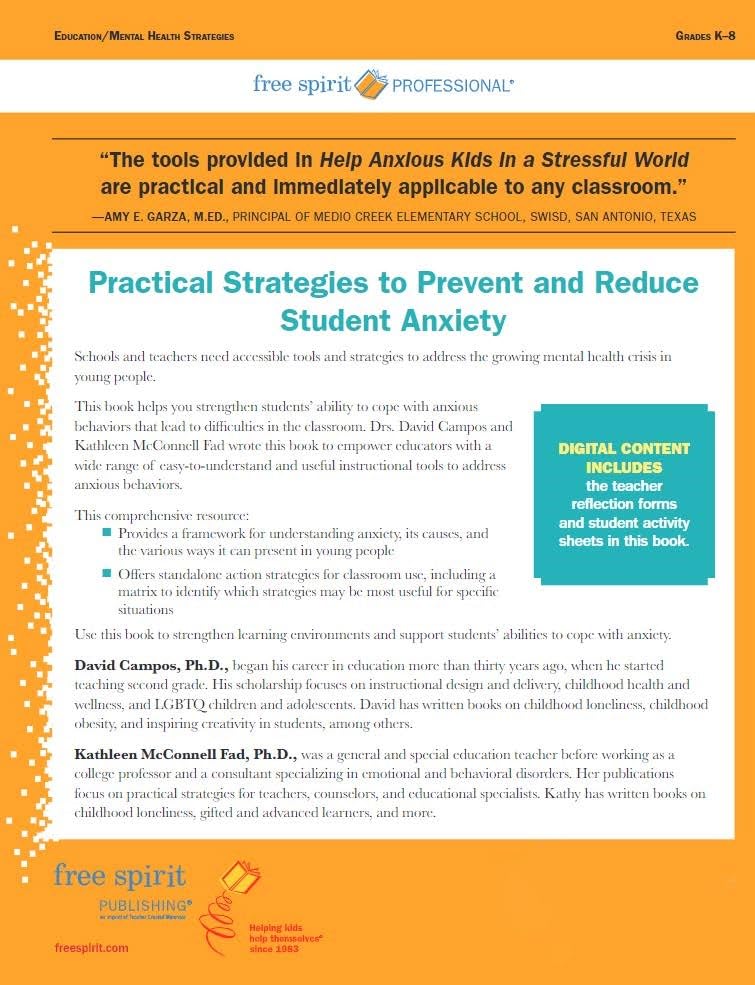 Mental Health Educator Resources Elementary 10-Book Set