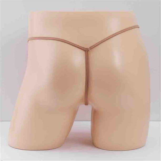 RXIRUCGD Mens Underwear G-string Stockings Cover Silky Sheer Mesh