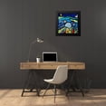 thumbnail image 4 of Wallas 20x20 Black Modern Framed Museum Art Print Titled - La medusa innamorata, 4 of 5