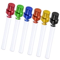 Unique Bargains 6pcs Universal Motorcycle Gas Fuel Tank Cap Air Vent Hose Breather Two Way Valve Clear Tube 6 Colors