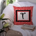 thumbnail image 3 of Monogram Letter Fabric Decorative Pillow, 3 of 4
