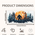 thumbnail image 2 of 1 Pcs Durable License Plate Covers & Frames, Bigfoot in Forest For Decorative Front, Waterproof For Decoration Aluminum License Plate Covers & Frames Cover For Men Women, 12" X 6", 2 of 6