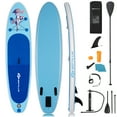 thumbnail image 1 of Goplus Planche de Paddle Gonflable 10 Pieds avec Pagaie Réglable et Laisse, 1 of 10