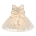 thumbnail image 2 of IDOPIP Toddler Girls Rainbow Sequin Tulle Dress Ruffle Sparkle Party Bridesmaid Wedding Gown Dresses, 2 of 3