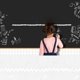 thumbnail image 1 of Blackboard Wall Sticker Removable Kids Drawing Board Reusable Office Training Blackboard, 1 of 8