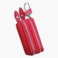 thumbnail image 3 of Leather Car Key Bag Keychain, Portable Car Key Holder Coin Purse, 3 of 5