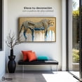 thumbnail image 3 of Cuadro Decorativo Canvas Revolution Marco Flotante Majestad Derretida 90x60 Marco Dorado, 3 of 3