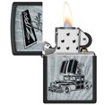 thumbnail image 3 of Zippo 48572 Car Design Black Matte Metal Finish Windproof Lighter, 3 of 5