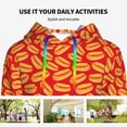 thumbnail image 4 of Haiem A Big Hot Dog for Women's Fashion Hoodies & Sweatshirts with Kangaroo Pocket,Hooded Sweatshirt with Eye-catching Drawstrings-Medium, 4 of 7