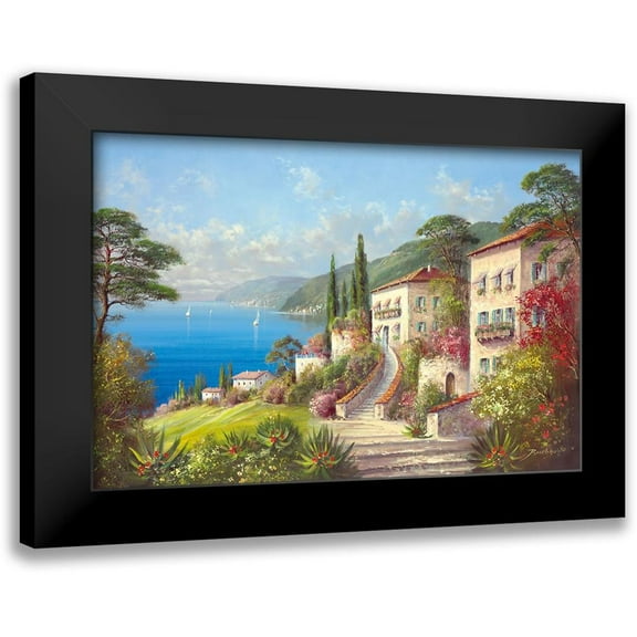 Buchner, H. 14x11 Black Modern Framed Museum Art Print Titled - MY RETREAT