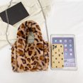 thumbnail image 4 of Bolsa cruzados de invierno para mujer pequeño con estampado de leopardo y cadena felpa suave para fiesta Sywqhk Para Estrenar, 4 of 9