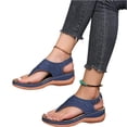 thumbnail image 3 of Willtoo Womens Orthopedic Sandals Arch Support Summer Flat Sandals Lightweight Non Slip Slip on Work Shoes Comfort 2026 New Orthopedic Shoes, 3 of 6