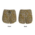 thumbnail image 5 of Vsdgher Leopard Print Women's Running Double Layer Shorts High Waisted with Pockets Elastic Yoga Workout Athletic Gym Sports, 5 of 8