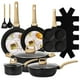 thumbnail image 1 of Sartenes Antiadherentes 15 Piezas, Bateria de Cocina, Juego de Sartenes de Induccion, Juego de Ollas y Sartenes, Fácil Limpieza, con Sartenes y Cacerolas 100% Libre de PFOA, Negro, 1 of 8