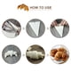 thumbnail image 1 of Cortador de Croissant Spptty de acero inoxidable con mango de madera cocina, 1 of 7