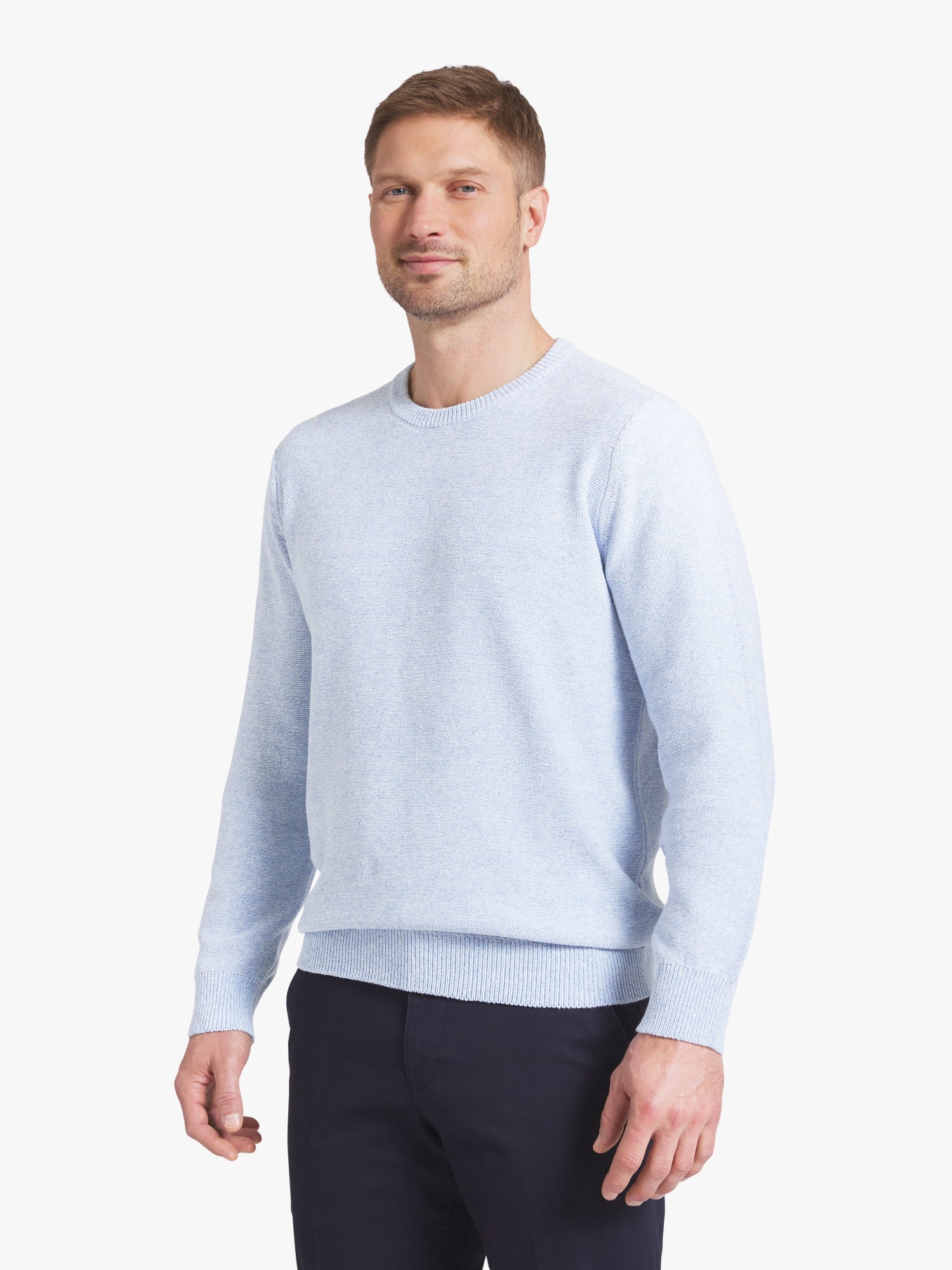 Chaps Men's & Big Men's Long Sleeve Crewneck Sweater, Sizes S-3XL