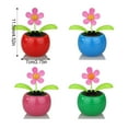 thumbnail image 2 of Redempat No Watering Required Dancing Sun Flower Car Dashboard Ornament Will Sway When There Is Light Solar red, 2 of 6