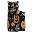 thumbnail image 2 of Halloween Pumpkins Skulls Bats and Eyeballs Toddler Nap Mats for Kids Preschool,50"x20" Sleeping Mat Bag or Kids,Toddler Sleeping Bag,Toddler Nap Mat or Daycare, 2 of 6