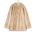 thumbnail image 6 of Usmixi Womens Winter Faux Fur Coat Fluffy Plush Coats for Women Plus Size Long Sleeve Lapel Open Front Jacket Casual Cozy Soft Fuzzy Fleece Outerwear Faux Fur Coat, 6 of 6
