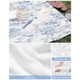 thumbnail image 6 of Blue White Flowers Beach Towels Oversized Super Absorbent, Spring Summer Floral Botanical Lightweight Bath Towel Quick Dry Sets For Bathroom/Pool/Rv Camping/Beach Play/Gym Room/Picnic 31"x62", 6 of 8