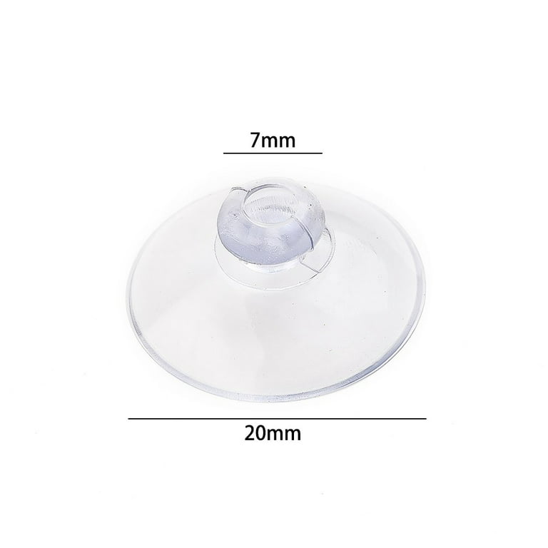 ZYHDFH Pack of 12 Suction Cup Clips Transparent Suction Cup Clips Wall  Suction Cup Clip Plastic Clip with Suction Cup Retaining Clips Suction  Hooks