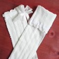 thumbnail image 4 of Children's Socks Mesh Girls' Medium Height Socks Bow Over The Knee Socks Children's *4PCS(White & Black & Pink & Grey,One Size), 4 of 6