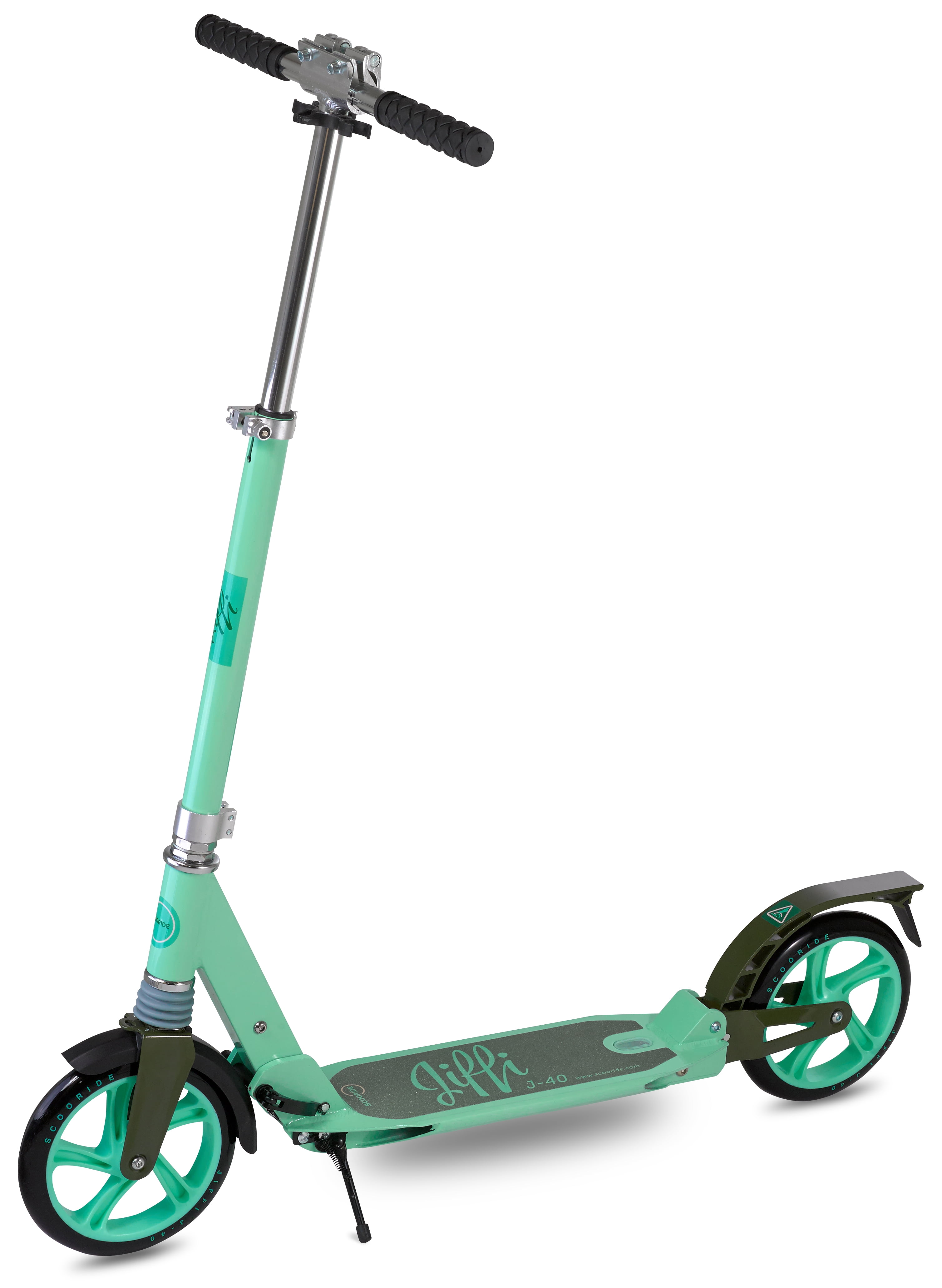 Machrus Scooride Jiffi J40 Premium Folding Adult Kick Scooter Green