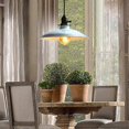 thumbnail image 2 of Hanging light industrial retro pendant light vintage E27 with switch height adjustable rustic metal, 2 of 3