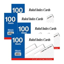  1InTheOffice Index Cards 4x6 Graph Ruled White, Quad Ruled  Index cards 4x6 200/Pack : Office Products