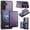Purple, variant on Case For Samsung Galaxy S26 Ultra 5G RFID Blocking Compatible With MagSafe Detachable 2 In 1 Wallet With Card Holder,PU Leather Case,  Holder Kickstand Magnetic Protective Women Men Cover,Brown